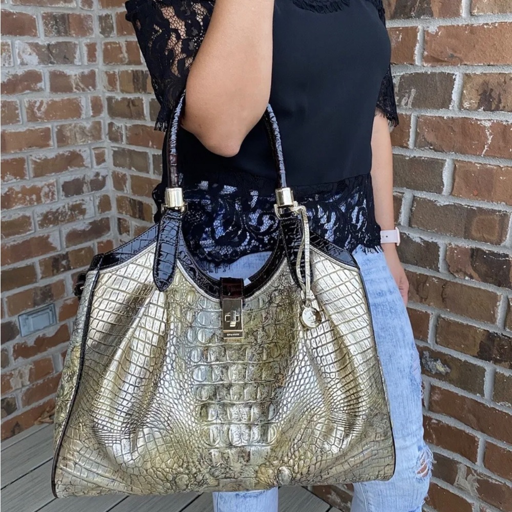 NWT Brahmin Celia  Symphony Leather Satchel Hobo